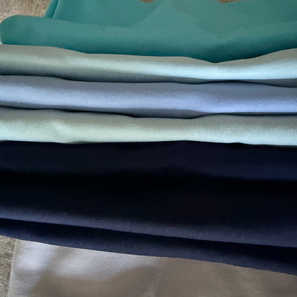 Chico's Vibrant Blue Tops Size 2 (12-14) 
Microfeel tanks (5 total)